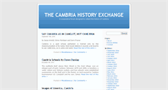 Desktop Screenshot of cambriahistory.org