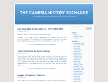 Tablet Screenshot of cambriahistory.org
